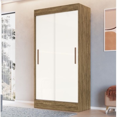 Guarda Roupa Lyon 2 Portas 2 Gavetas Off White/nogueira cod 676.020 Guarda Roupa Lyon 2 Portas 2 Gavetas Off White/nogueira cod 676.020